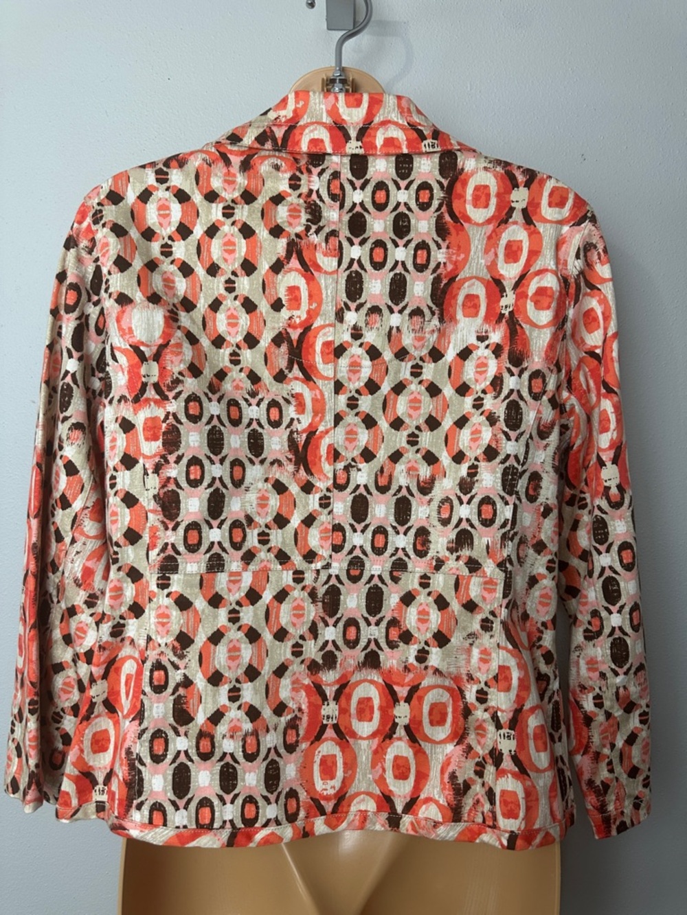 Ruby Rd. Geometric Patterned Zip-Front Jacket - Picture 4 of 10